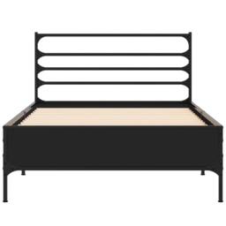 Berkfield Home Durable Bed Frame without Mattress Black 90x200 cm - thumbnail 4