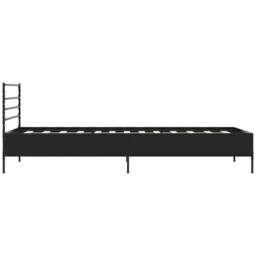 Berkfield Home Durable Bed Frame without Mattress Black 90x200 cm - thumbnail 5
