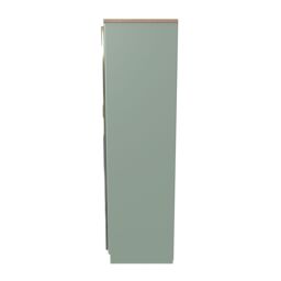 Ready Assembled 2 U Norfolk 2 Door Mirrored Wardrobe (Ready Assembled) in Pale Green - thumbnail 2