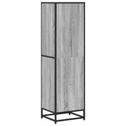 Berkfield Home Book Cabinet Grey Sonoma 40x35x139 cm Engineered Wood - Size: 40 x 35 x 139 cm - thumbnail 6