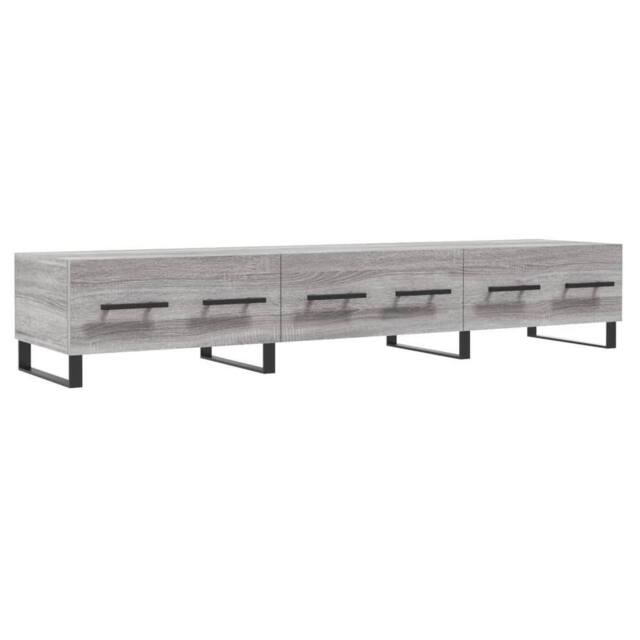 Berkfield Home TV Cabinet Grey Sonoma 150x36x30 cm Engineered Wood - Size: 150 x 36 x 30 cm - image 1