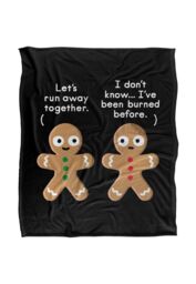 David Olenick Smart Cookie Silky Touch Super Soft Throw Blanket 152 X 127 cm in White - thumbnail 1