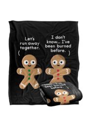 David Olenick Smart Cookie Silky Touch Super Soft Throw Blanket 152 X 127 cm in White - thumbnail 2