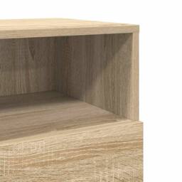 Berkfield Home Bedside Cabinet with 2 Drawers Sonoma Oak 36x36x68 cm in Brown - Size: 36 x 36 x 68 cm - thumbnail 9