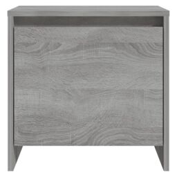 Berkfield Home Bedside Cabinet Grey Sonoma 45x34x44.5 cm Engineered Wood - thumbnail 4