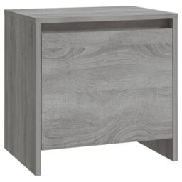 Berkfield Home Bedside Cabinet Grey Sonoma 45x34x44.5 cm Engineered Wood - thumbnail 2