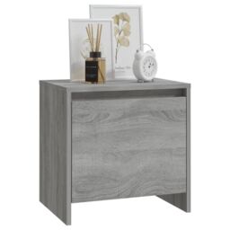 Berkfield Home Bedside Cabinet Grey Sonoma 45x34x44.5 cm Engineered Wood - thumbnail 3