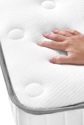 Living and Home Plush Supportive Mattress with Quilted Top in White - Size: Single - thumbnail 9