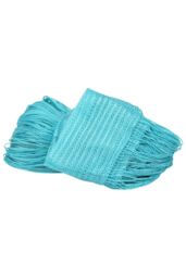 Neel Blue String Curtain Beaded Panel, Gold, 100cm x 200cm in Turquoise - Size: 100 cm width x 200 cm drop - thumbnail 5
