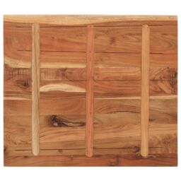 Berkfield Home Table Top 110x80x2.5 cm Rectangular Solid Wood Acacia in Brown - thumbnail 5