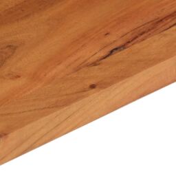 Berkfield Home Table Top 110x80x2.5 cm Rectangular Solid Wood Acacia in Brown - thumbnail 7