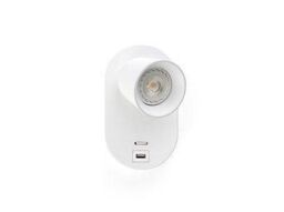 Netlighting Corb Integrated LED Wall Spotlight Wall Light White - thumbnail 2