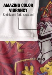 Warner Brothers Harry Potter Gryffindor Rough Crest Blanket 152 x 127 cm in White - thumbnail 4