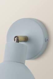 ValueLights Millie Flower Style Scallop Adjustable Wall Light with Bulb in Baby Blue - thumbnail 4