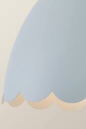 ValueLights Millie Flower Style Scallop Adjustable Wall Light with Bulb in Baby Blue - thumbnail 5