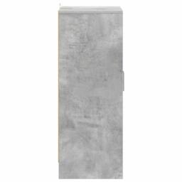 Berkfield Home Shoe Cabinet Concrete Grey 60x35x92 cm Engineered Wood - Size: 60 x 35 x 92 cm - thumbnail 6
