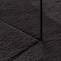Berkfield Home Elegant Area Rug Black 120x170 cm Polyester Non-Slip - Size: Medium - thumbnail 8