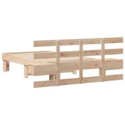 Berkfield Home with Drawer Brown 90 x 190 cm Solid pine wood in Natural - thumbnail 7