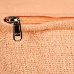 Wyld and Coco Orange Square Pouffe - Removable Cotton Cover EPS Ball Filling - thumbnail 5