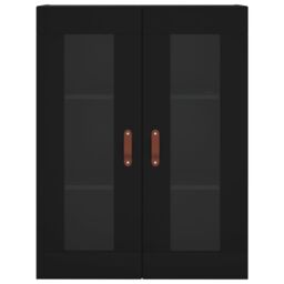 Berkfield Home Wall Mounted Cabinet Black 69.5x34x90 cm - thumbnail 6