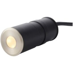 Loops 2 PACK Recessed Decking IP67 Guide Light - 1.2W Warm White LED - Satin Nickel in Metallics - thumbnail 5