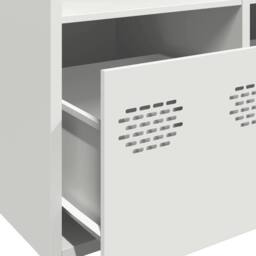 Berkfield Home Highboard¬†White 101.5x39x103.5 cm Steel in White - thumbnail 9