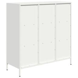 Berkfield Home Highboard¬†White 101.5x39x103.5 cm Steel in White - thumbnail 7