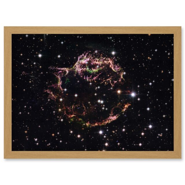 Artery8 Hubble Space Telescope Image Supernova Remnant Cassiopeia March 2004 Composite Structure Star Fragments Youngest Stellar Explosion Milky Way - image 1