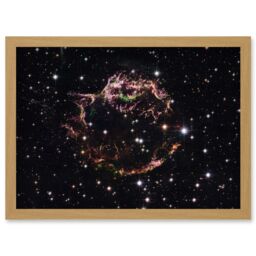 Artery8 Hubble Space Telescope Image Supernova Remnant Cassiopeia March 2004 Composite Structure Star Fragments Youngest Stellar Explosion Milky Way - thumbnail 1