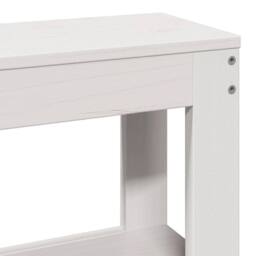 Berkfield Home Beautiful Bed Frame with Headboard without Mattress 160x200 cm in White - thumbnail 9