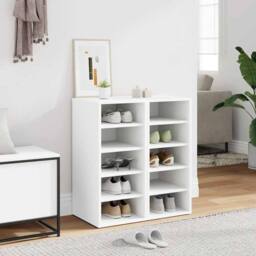 Berkfield Home Shoe Cabinets 2 pcs White 31.5x35x70 cm Engineered Wood - thumbnail 2