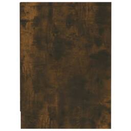 Berkfield Home TV Cabinet Smoked Oak 102x37.5x52.5 cm Engineered Wood in Brown - thumbnail 4