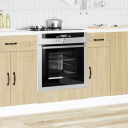Berkfield Home Oven Cabinet Lucca Sonoma Oak Engineered Wood in Brown - thumbnail 3