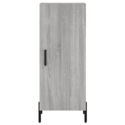 Berkfield Home Sideboard Grey Sonoma 34.5x34x90 cm Engineered Wood - thumbnail 6