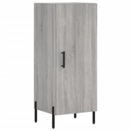 Berkfield Home Sideboard Grey Sonoma 34.5x34x90 cm Engineered Wood - thumbnail 2