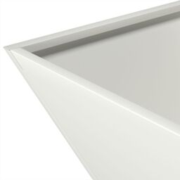 Berkfield Home Garden Bowl Planter White 40x40x15 cm Steel - Size: 40 x 40 x 15 cm - thumbnail 9