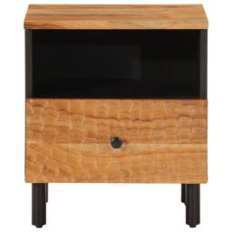 Berkfield Home Beautiful Bedside Cabinets 2 pcs 40x33x46 cm Solid Wood Acacia in Brown - Size: 40 x 33 x 46 cm - thumbnail 5
