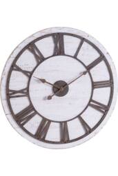 Hill Interiors Rustic Wall Clock in Light Brown