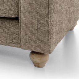 Abakus Direct Ingrid 2 Seater Sofa in Taupe - thumbnail 6