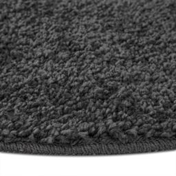 Berkfield Home Shaggy Rug with Latex Backing Dark Grey √∏160 cm - Size: Medium - thumbnail 7