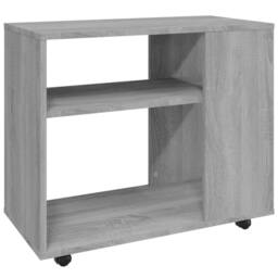 Berkfield Home Side Table Grey Sonoma 70x35x55 cm Engineered Wood - Size: 70 x 35 x 55 cm - thumbnail 1