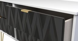 Ready Assembled 2 U Dallas 4 Drawer Bed Box (Ready Assembled) in Black - thumbnail 5