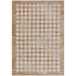 Livabliss Galey Alix Myrtle Avenue-Geometric Brown Green Ivory Diamond Fringe Living Rug - Size: 160 cm x 230 cm - thumbnail 2