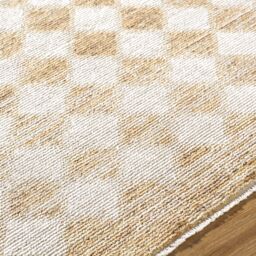 Livabliss Galey Alix Myrtle Avenue-Geometric Brown Green Ivory Diamond Fringe Living Rug - Size: 160 cm x 230 cm - thumbnail 7
