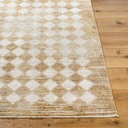 Livabliss Galey Alix Myrtle Avenue-Geometric Brown Green Ivory Diamond Fringe Living Rug - Size: 160 cm x 230 cm - thumbnail 5