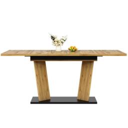 Matteo Modern Extendable Dining Table - Oak Effect Wood - Rectangular Table in Light Oak - thumbnail 8