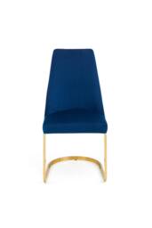 Julian Bowen Vittoria High Back Upholstered Dining Chair (Set of 2) in Blue - thumbnail 8