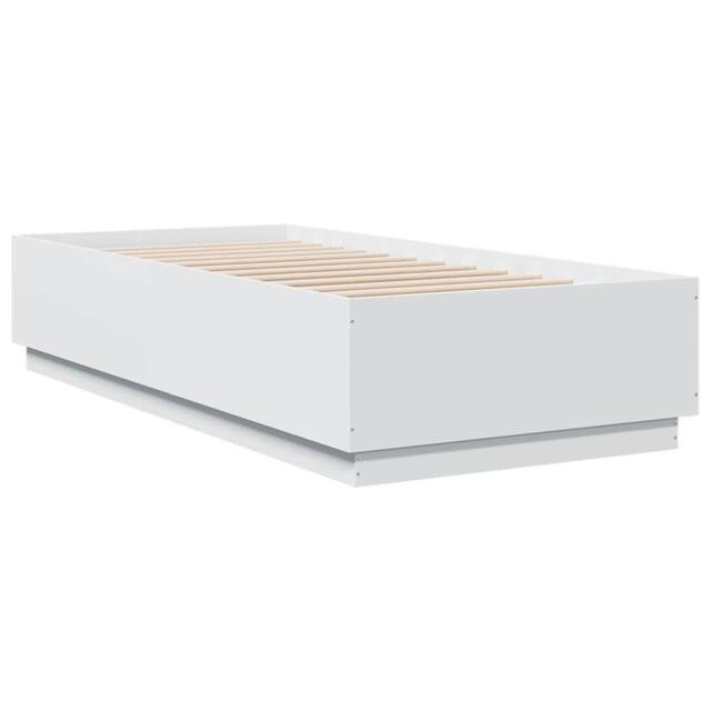 Berkfield Home Modern Bed Frame without Mattress White 100x200 cm - image 1