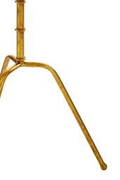 Orsina Gold Finish Small Accent Table, Elegant Side Table By Couch For Livingroom, Distressed Small Lounge Table - thumbnail 5