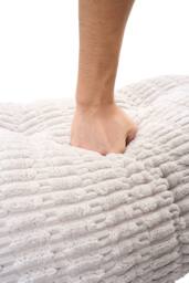 Living and Home Triangle Wedge Headboard Pillow Backrest Support Cushion in Light Grey - thumbnail 9